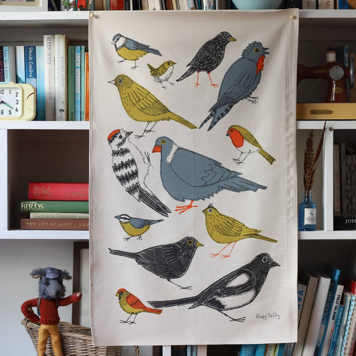 Garden Birds Tea Towel from Glosters