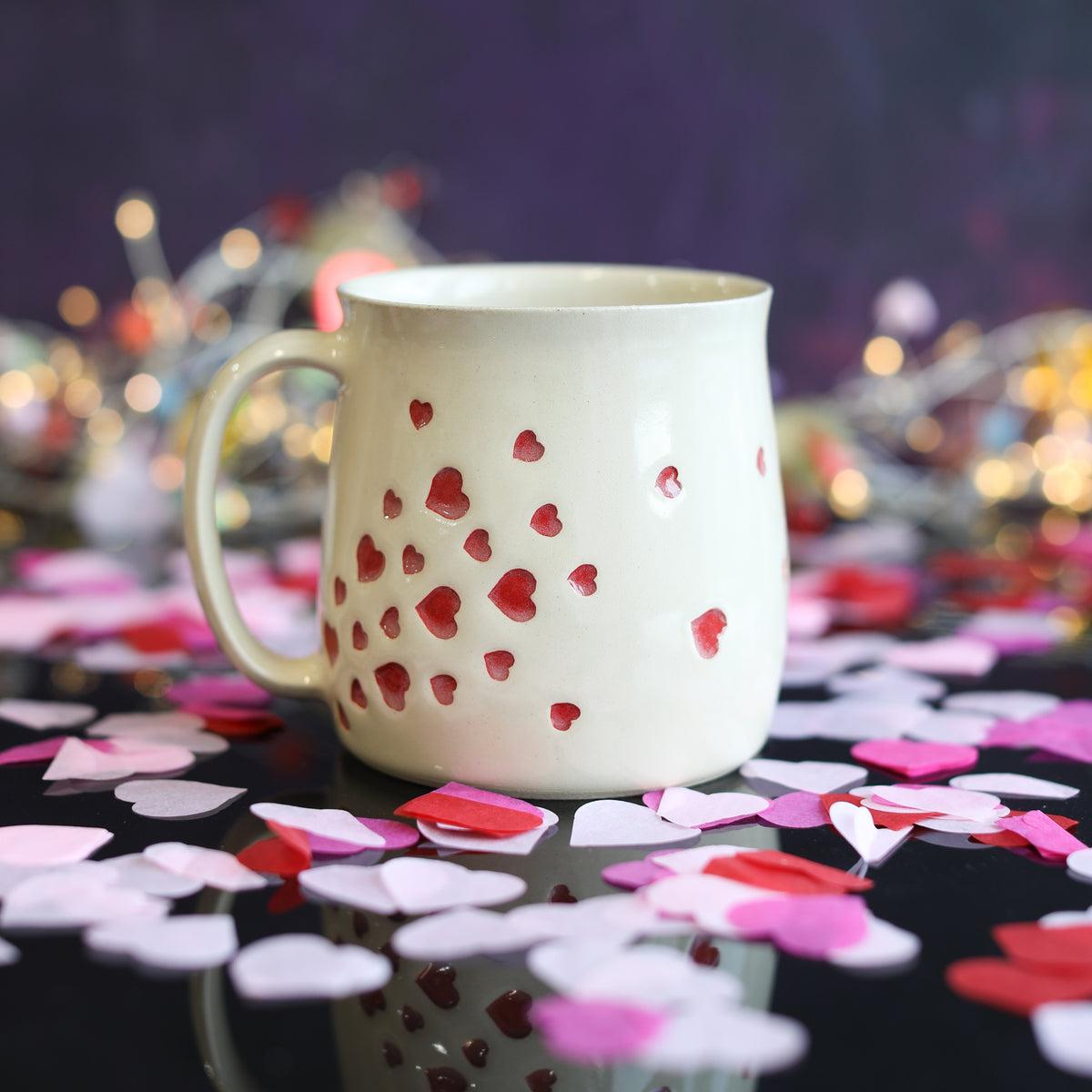 Valentine's Heart Handmade Mug