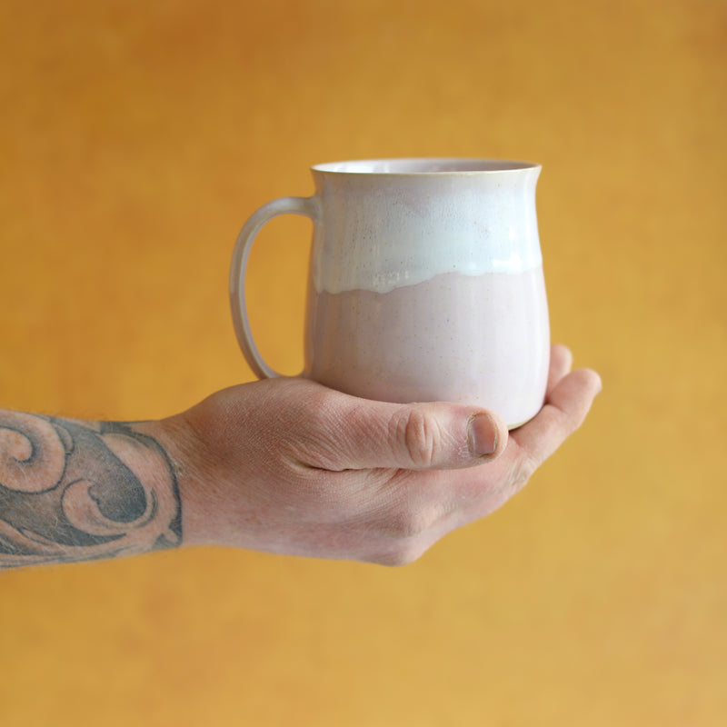 Mini Egg Lilac Ceramic Glazed Mug