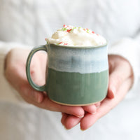 Sage Green Handmade Mug