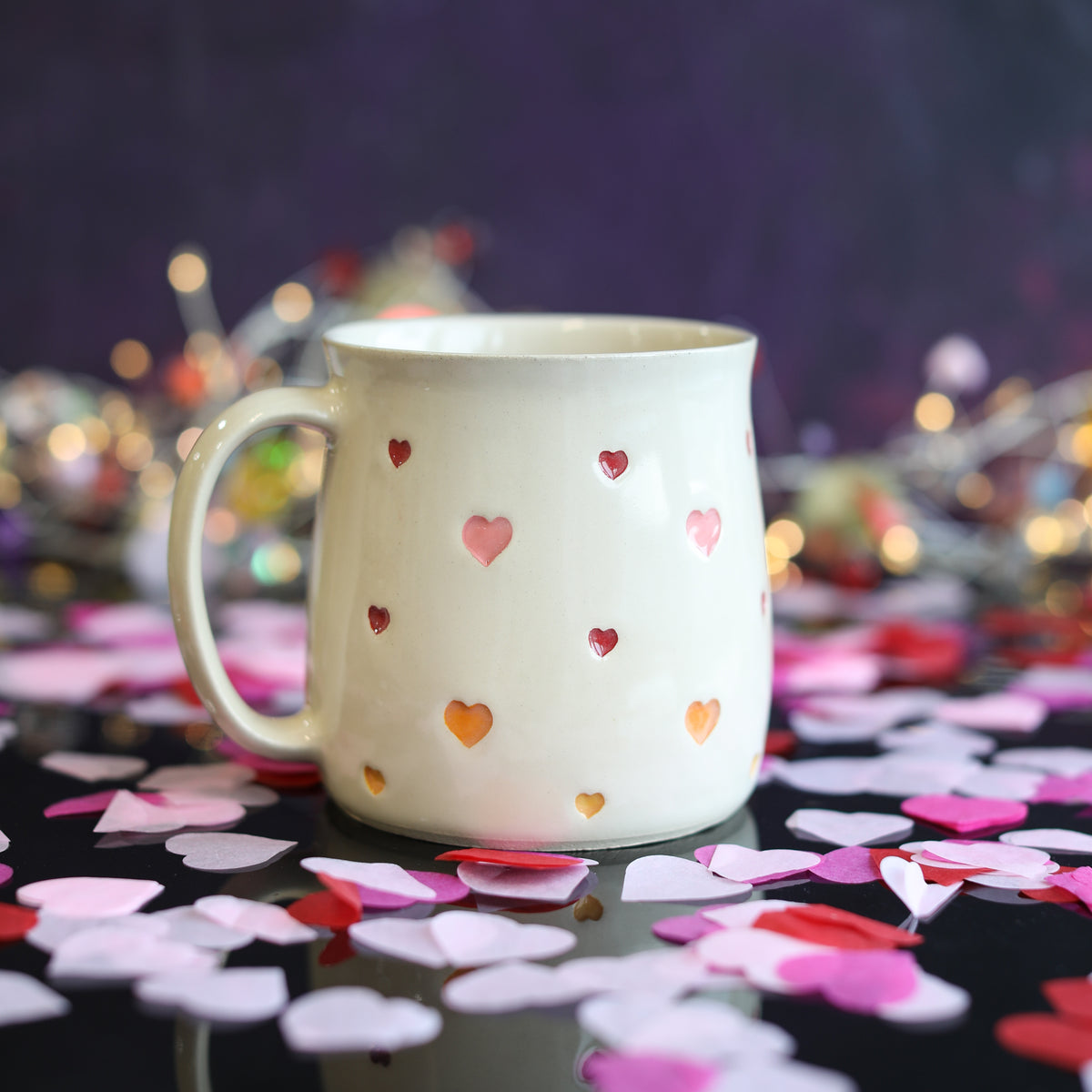 Ombre Heart Mug