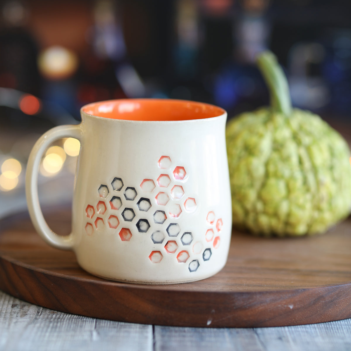 Autumn Honeycomb Mug