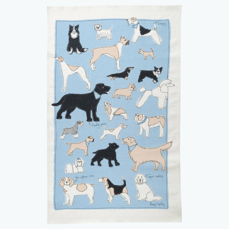 Four legged friends tea towel from Glosters