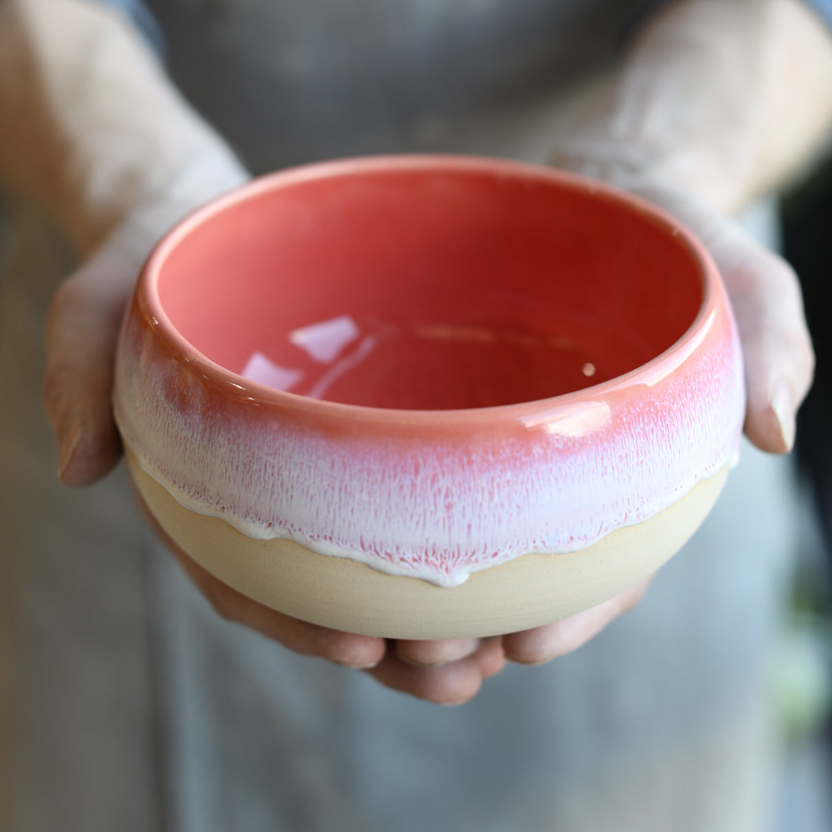 Set of Four Soup Bowls in Brownstone hot - Made to Order